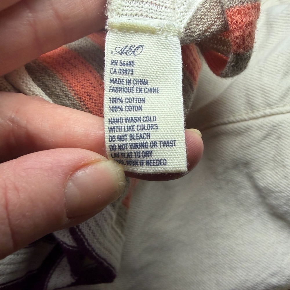 American Eagle Striped Multicolor Infinity Scarf - Picture 3 of 4